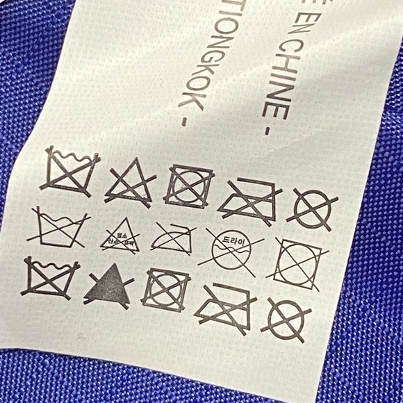 NWT. Zara Nylon Purple/Blue Multi-Pocket Backpack.